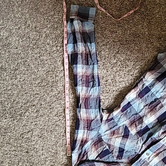 STUNNING COMO VINTAGE RSYON FLANNEL SOFT BUTTON DOWN SHIRT - Picture 6 of 10